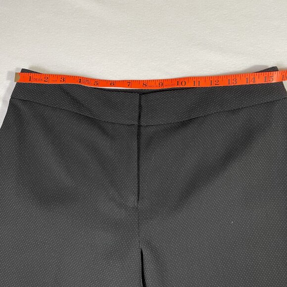 LOFT Laura Fit Trousers Dress Pants Size 8 Black Wide Leg Flowy Lined - Picture 8 of 16
